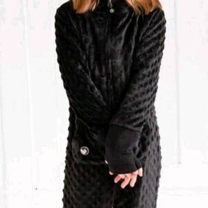 Girls 5/6 Limeapple Girl's 690-BK Minky BubbleGirls  Figure Skating Dance Onesie